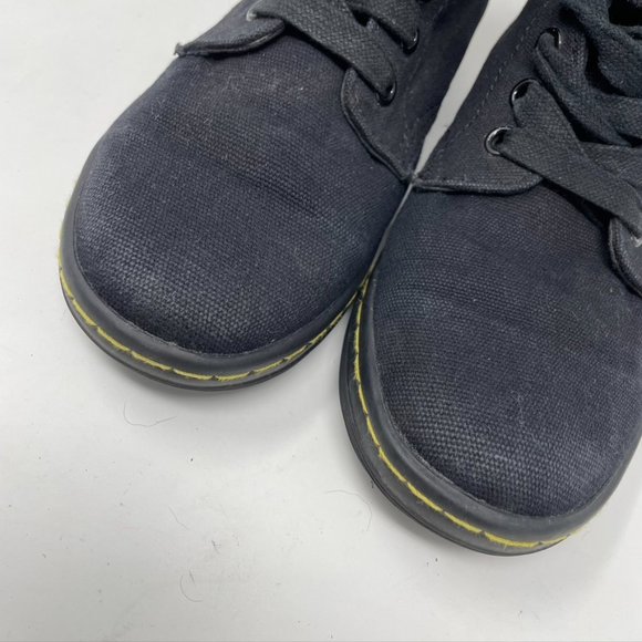 Dr. Martens Air Wair "Maelly' Black Canvas Boot 6 - Picture 3 of 10